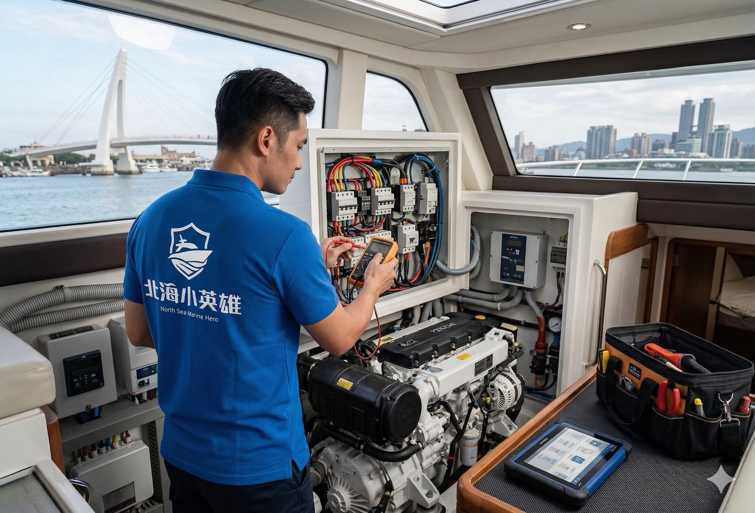 淡水專業船艇維修與電路檢測